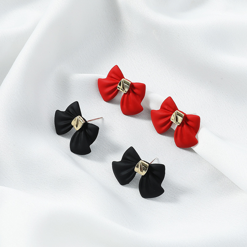 Wedding, Travel Occasion Fashion Bow Knot Alloy No Inlaid Earrings Ear Studs