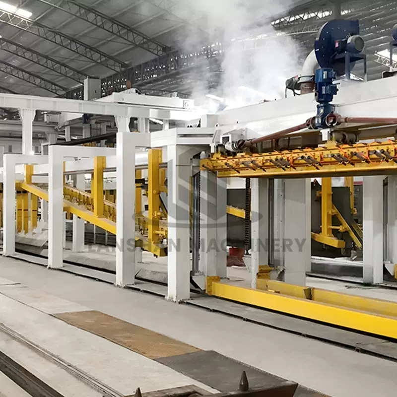 日产500立方蒸压加气混凝土砌块设备轻质加气砖设备ALC加气板材