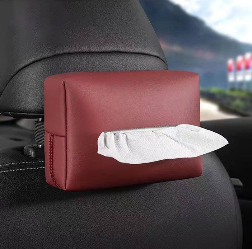 Suitable for Audi and Volkswagen seat back armrest box hanging tissue box, universal car tissue box, in-car tissue box