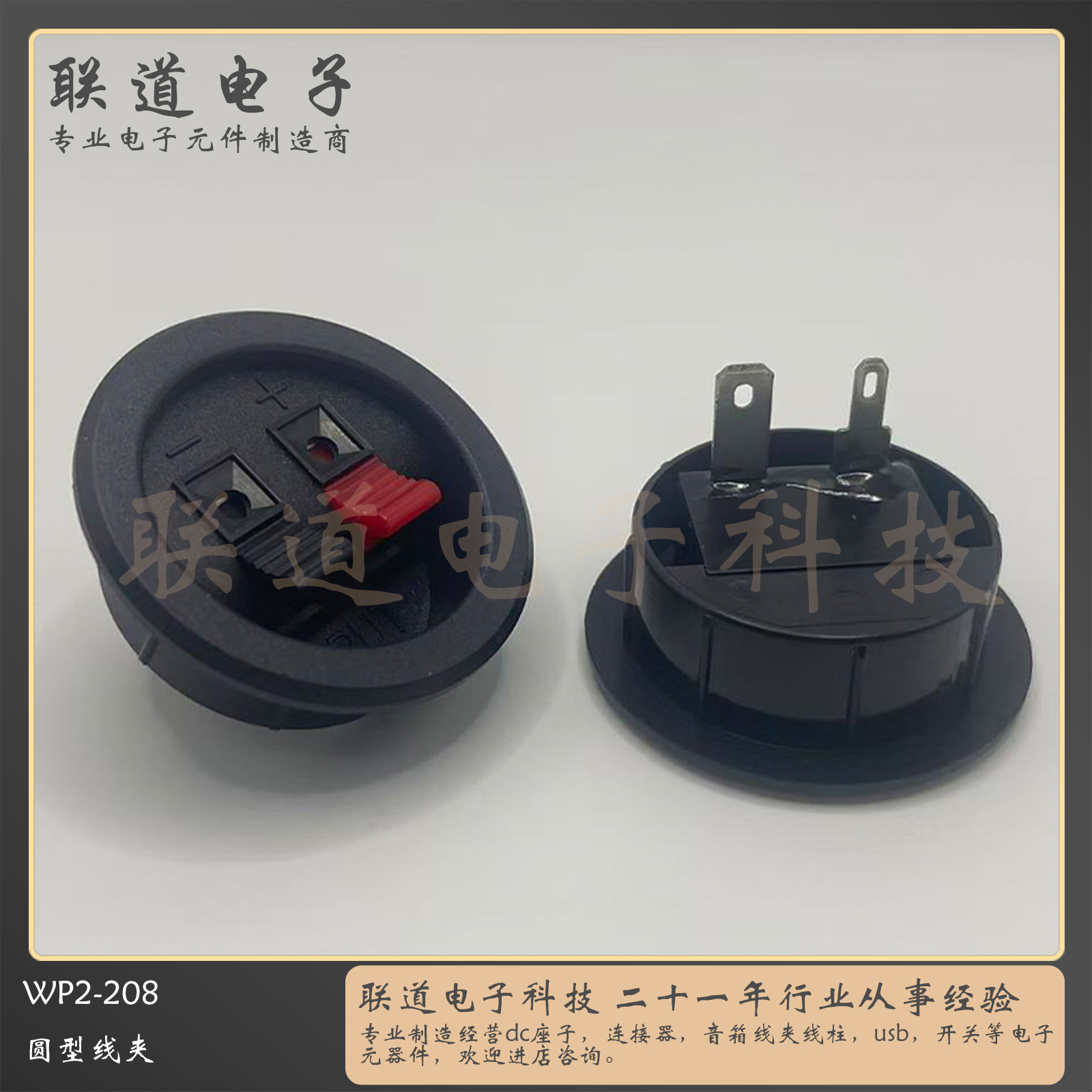 连接夹wp2-208 音箱音响接线柱外接线座 led老化测试夹