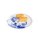 Деревянная ручка, керамическая обеденная тарелка для домашнего использования, оптовые продажи