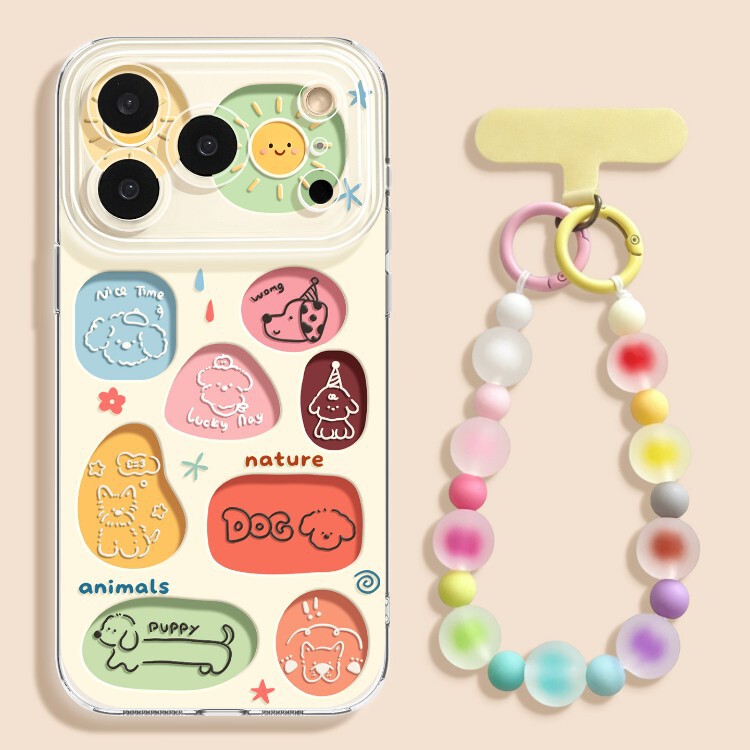 Hollow-Out Puppy Phone Case Suitable for iPhone 18Pm Summer 17Promax Apple Dopamine Transparent Soft 16 Case Hollow-Out Puppy Phone Case Suitable for iPhone 18Pm Summer 17Promax Apple Dopamine Transparent Soft 16 Case