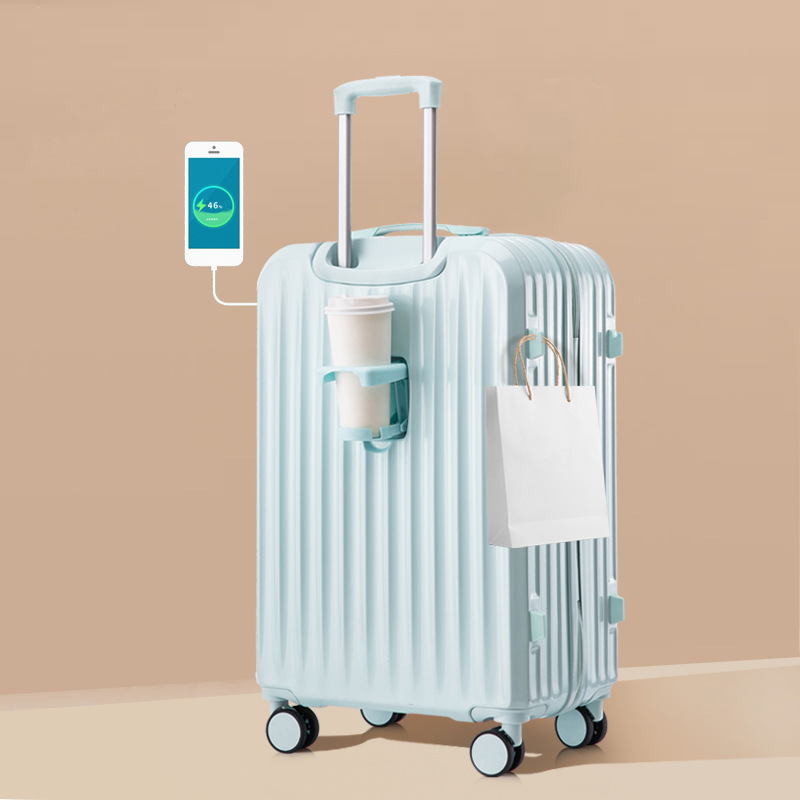 20 pulgadas multifuncional explosión de fuego maleta silenciosa rueda universal alto valor nominal 24 pulgadas caja de cifrado caja de tracción