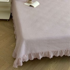 韓風80本の純綿植物酵素染色砂洗いベッドカバー三点セット蓮の葉レース綿ベッドカバーシーツ
