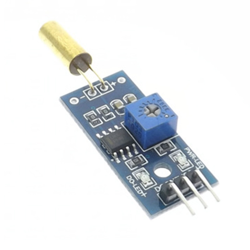 金色 SW-520D 角度传感器模块 滚珠开关 震动开关 倾斜传感器模块