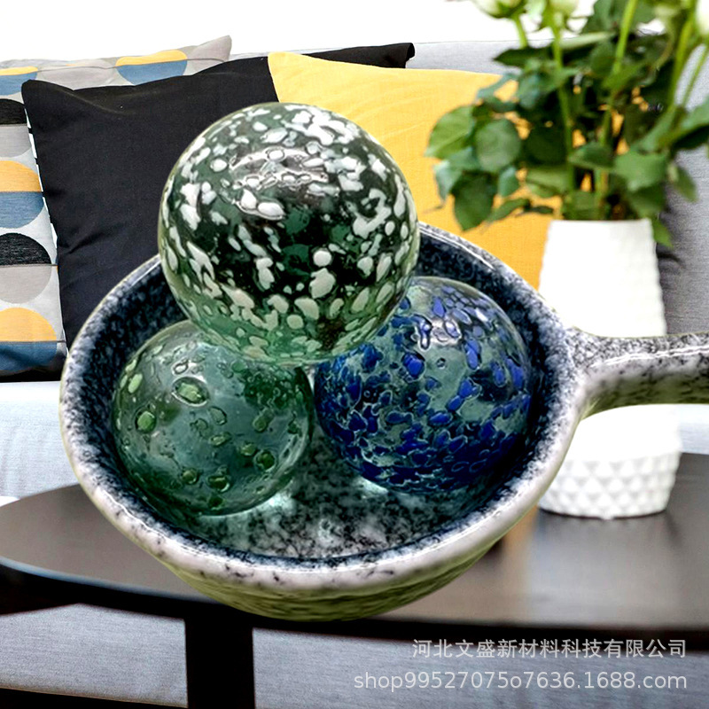 Exquisite 25mm Sesame Glass Balls with Various Colors, Sand Table Model Construction, Lighting Filling and Home Furnishings Decoration