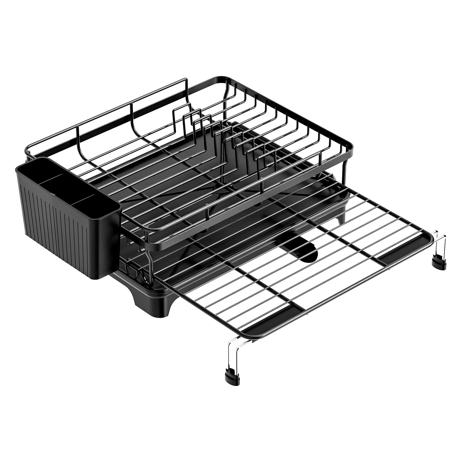 cocina transfronteriza retráctil drenaje rack platos rack tablero fregadero dibujo drenaje plato taza de agua plato palillos rack de almacenamiento