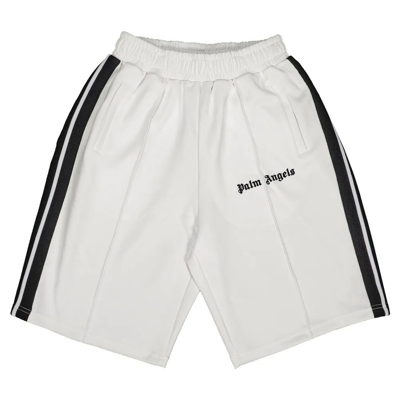 Authentic Palm Angel Striped Webbing Color-Blocking Casual Shorts for Men and Women Couples, Fog High Street Manufacturer Wholesale