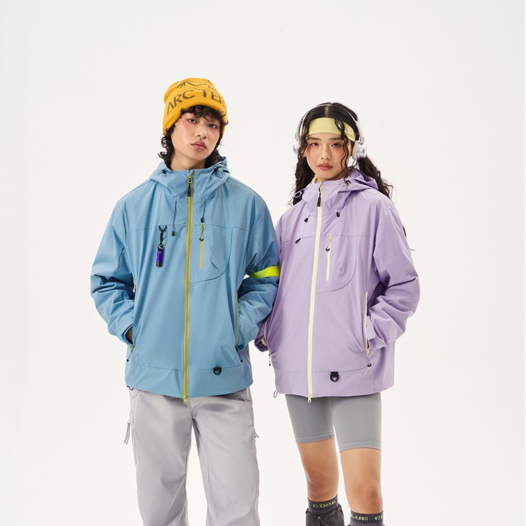 Outdoor Two-Wear Three-In-One Jacket for Women and Men, Waterproof and Windproof, Sichuan Hiking and Xizang Professional Mountaineering Clothing