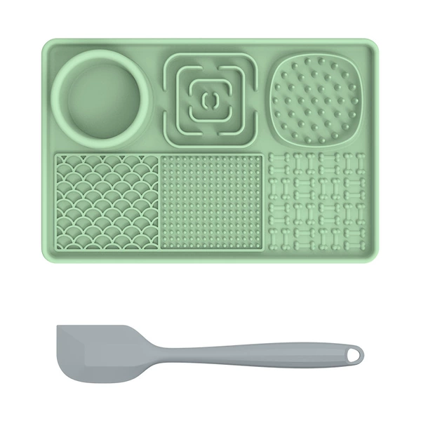 Green rectangular scraper