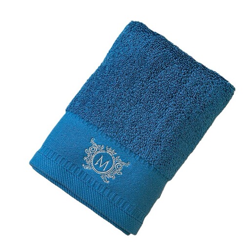 Five-star hotel square towel, cotton household face towel, square hand towel, embroidered advertising logo