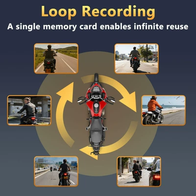 Cycling Recorder High-Definition — Motorcycle driving recorder
