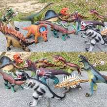 跨境仿真恐龙玩具模型考古男孩大号三角霸王龙软胶仿真动物模型蛋
