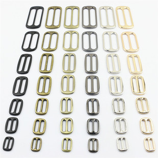 High-grade hanging plating 6 minutes 1 inch 21 inch half bag hardware accessories die-casting pull heart buckle bag with adjustable buckle Japanese buckle