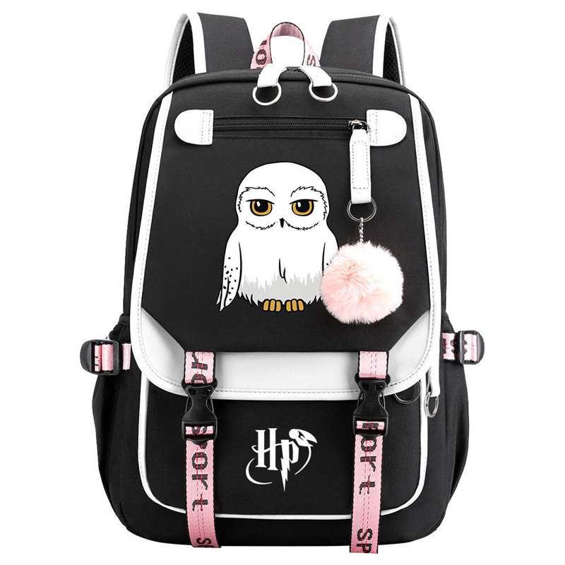 Cross-Border Harry Potter Backpack for Male and Female Students, Travel Laptop USB Charging Backpack