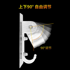 太空鋁花灑架子支架底座免打孔雨淋花灑電鍍無痕粘貼可調節固定器