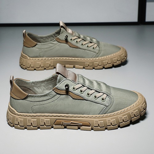 Ice Silk Cloth Shoes Men's Breathable Lazy Shoes  Spring New Men's Shoes Korean Style Trendy Versatile Casual Shoes
