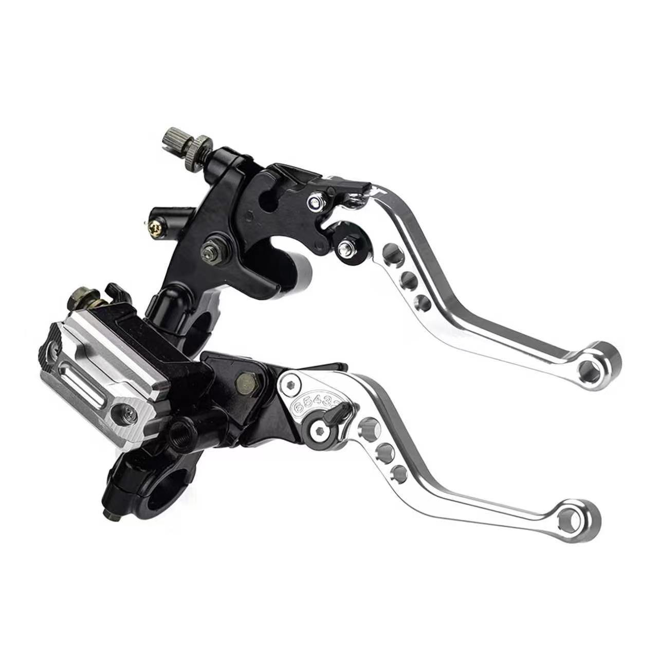 Motorcycle Modified Disc Brake Pump, Golden Prince Hydraulic Brake Pump, Cnc Aluminum Alloy Clutch Handle Assembly Parts