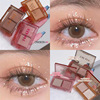Dikalu cold two -color eye shadow palette powder ink matte pearl sweet and hot punk pure desire, smoke, lazy eyeshadow