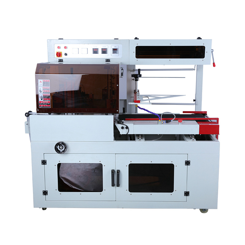 Máquina de envasado de película Termocontraíble automática Máquina de sellado y corte de tipo L Caja de regalo cosmética Sellado de mantenimiento fresco Embalaje Termocontraíble
