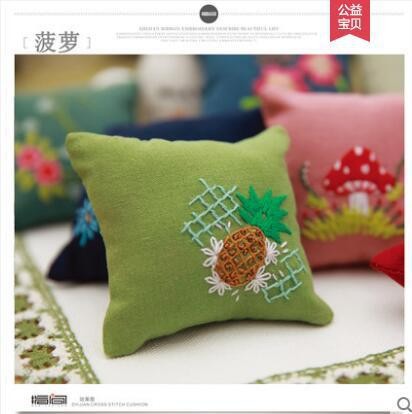 Titular de la aguja de girasol hecho a mano DIY bordado paquete de material de doble uso Lu bordado patchwork broche joyería novato bolsa de costura