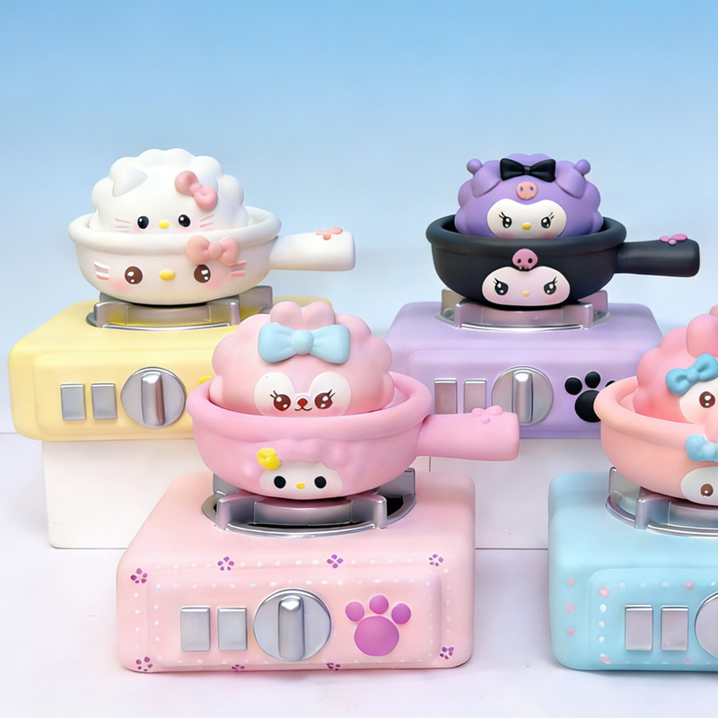 New Popular Sanrio Gas Stove Wok Aromatherapy 3D Plaster Doll Handmade DIY Artwork New Popular Sanrio Gas Stove Wok Aromatherapy 3D Plaster Doll Handmade DIY Artwork
