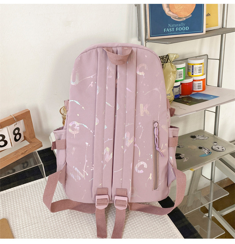 Schult Asche Weibliche Grundschülerin Ins Lässig All-match High School Schüler Rucksack Japanisches College Junior High School Rucksack Mit Großer Kapazität display picture 14