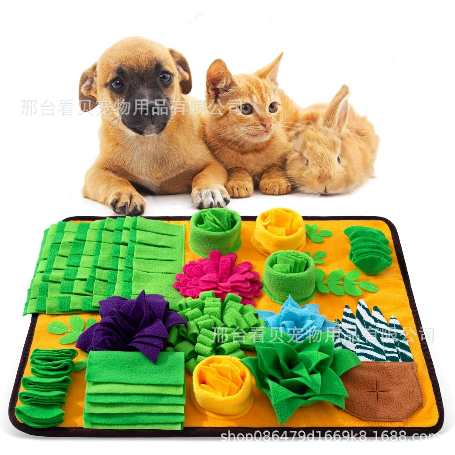 Трансграничная подушка для запаха домашних животных Подушка для кормления собак Slow Food анти-удушье медленное потребление пищи энергия Интерактивная тренировочная подушка для запаха