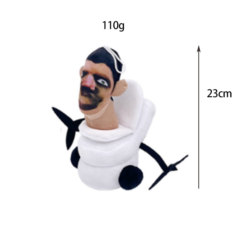 Cross-border Skibidi aseo persona Speakerman jefes Persona de audio relleno muñeca lote. Cabello