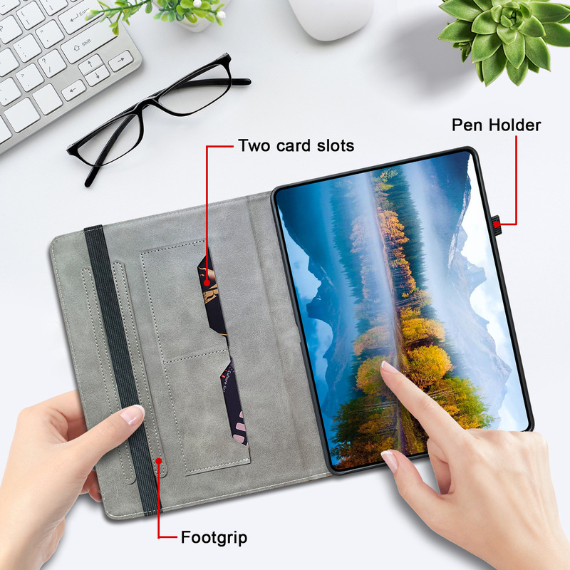 Suitable for Amazon Fire HD8 2018 151617 stand HD 8 10 2024 leather case anti-drop tablet cover Suitable for Amazon Fire HD8 2018 151617 stand HD 8 10 2024 leather case anti-drop tablet cover