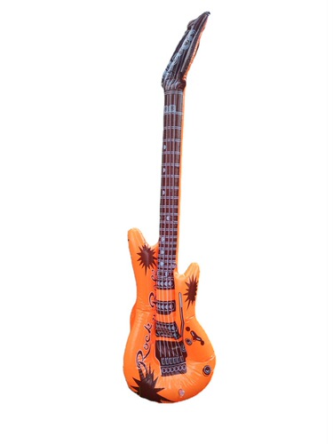 95 inflatable guitar, PVC stage props, children's simulated inflatable musical instruments, guitar cross-border inflatable toys