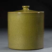 陶瓷器带盖米缸茶叶末直筒缸酒坛缸水缸储物罐10斤20斤50斤