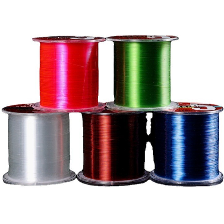 Ventas de fábrica pozo salvaje 300 m línea principal de sublínea transparente línea de nylon de seda cruda japonesa línea de lanzamiento de polos marinos al por mayor