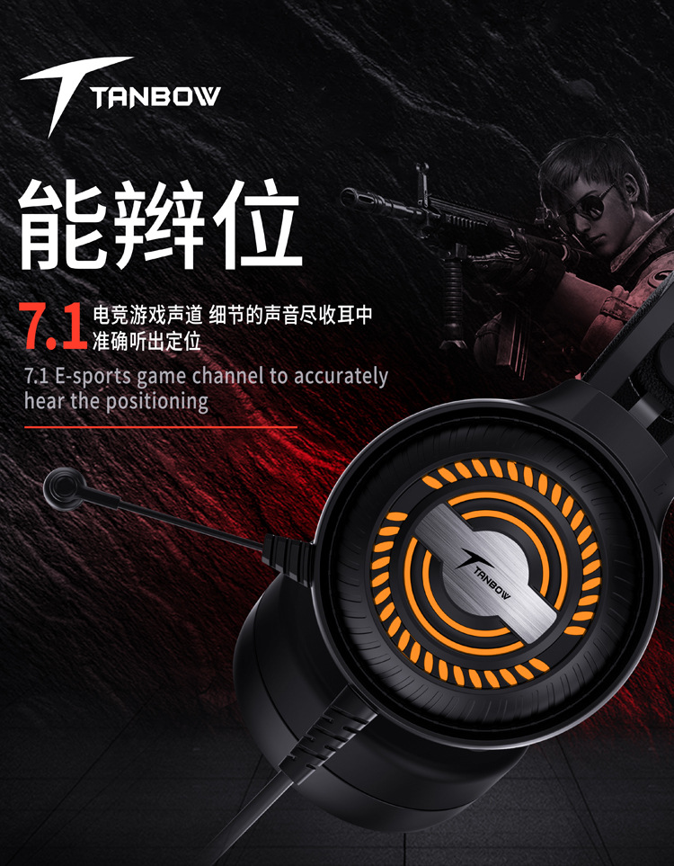 Sibirya C4USB Breathing Light Microphone Headset Head-Mounted Computer Gaming Headphone Illuminated Headset