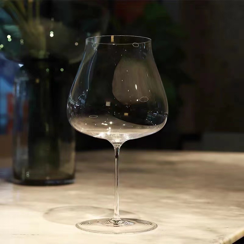 Tazas de vino tinto ultra delgadas, tazas de champán hechas a mano, nuevas experiencias de degustación de vino, Borgoña