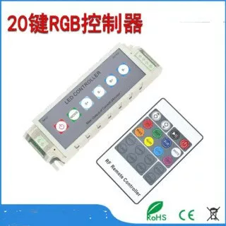 Wireless controller, colorful industrial light strip, 20 keys
