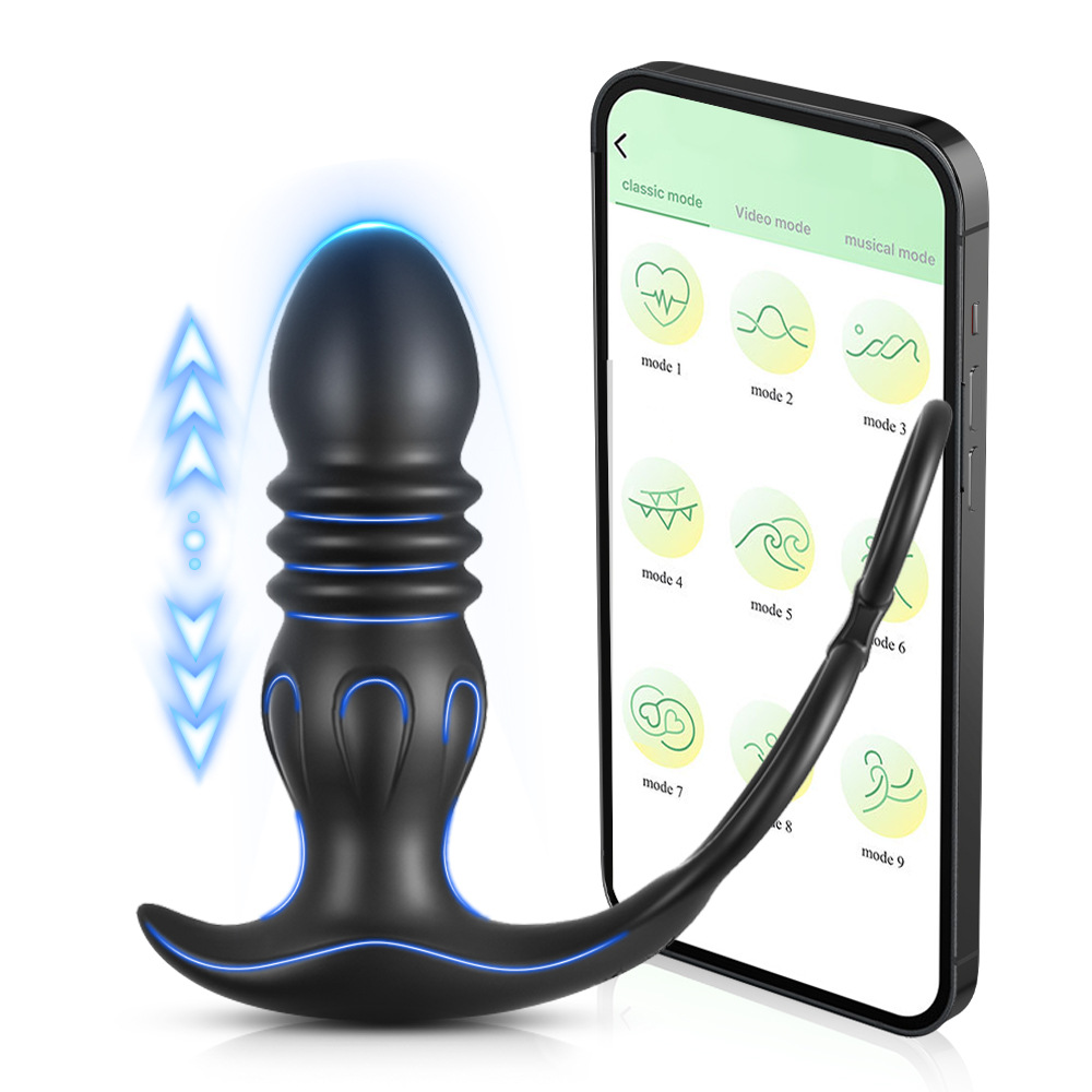 Masajeador de próstata con doble vibración y control por app_voghion.com