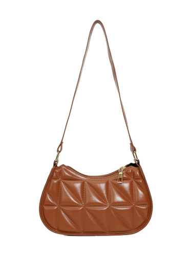 Niche Design Underarm Bag for Women - Summer Retro Versatile Diamond Pattern Bag with a Sense of Elegance - Ladies Single Strap Bag