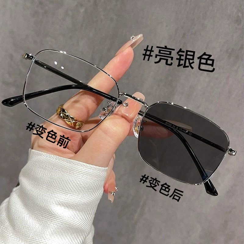 Старинная литература позолоченная рамка ф frame Нетерпеливые очки продукты 50-600 обрезки миопия анти-голубой луч плоские