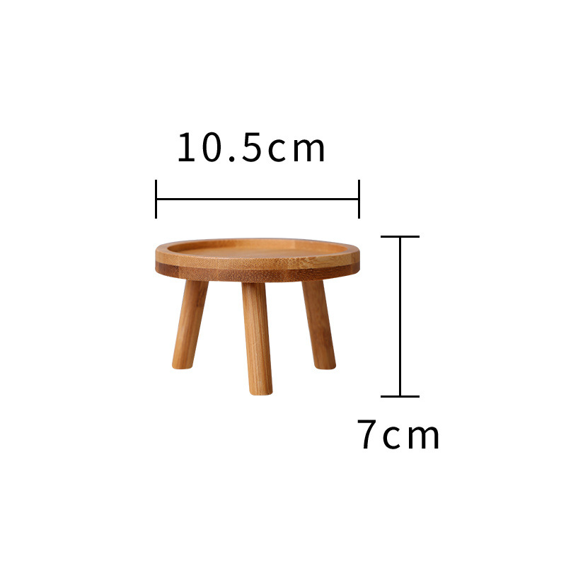 Soporte de maceta, soporte de madera maciza, soporte de maceta, soporte de pecera, soporte de piso interior, decoración creativa de la Sala de estar