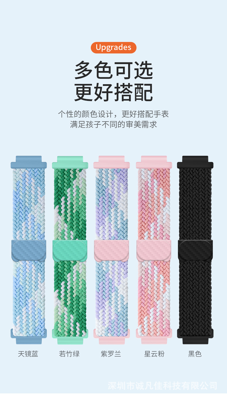 It is suitable for the magnetic woven watch strap of Xiaomi REDMI Mi Rabbit 360 undefined