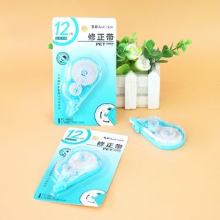 Correction tape wholesale 12 m factory large capacity Student Office correction tape simple and convenient correction tape art color