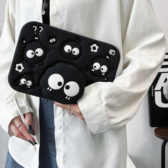 伸縮支架保護套mini硅膠45平板6防摔殼2019新iPad10.2寸7卡通air2