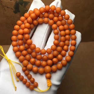 Natural Beeswax Russian Material Old Honey Flower Wax Beads Soft Light Craft Necklace Single Ring Bracelet Wax Rich Full-bodied Necklace