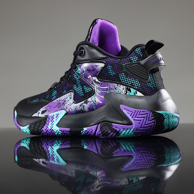 Basketball Shoes Men's Spring and Summer Youth Couple sneaker Students Sports Competition Training Shoes Boys Fashion Trendy Shoes