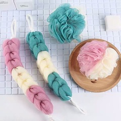 大型バスバー 70カラットの背中ストリップ、耐久性のあるバスフラワー、バスボール、厚みのある大人の背中こすりバスアーティファクト
