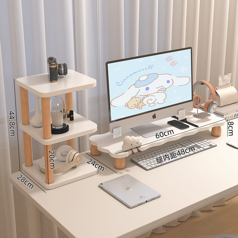 클라우드-웜화이트(60*24cm) + 3단 수납선반