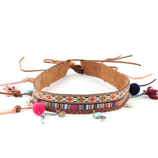 8g Weight Fascinator Hats Type Holiday, Daily Occasion fur Material Color Block Pattern All Seasons Season Unisex Gender Casual, Cowboy Style Style Tassel Craft Eaveless Rim Unisex Casual Cowboy Style Color Block Tassel Eaveless Fascinator 33