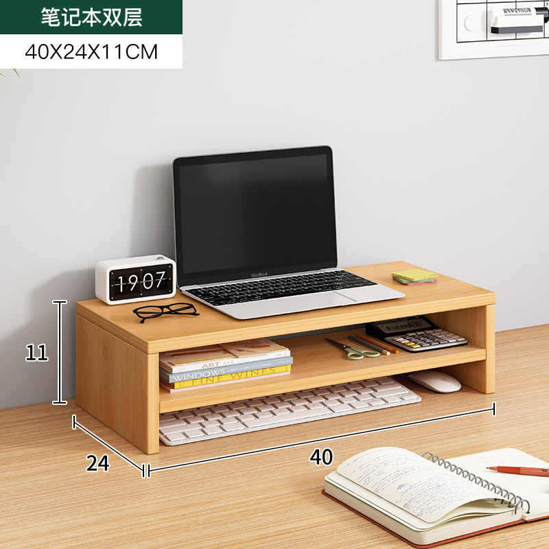 escritorio portátil elevación estante dormitorio buena oficina monitor de escritorio estante de almacenamiento de escritorio