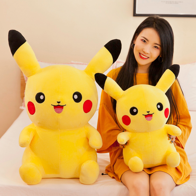 Cute Pikachu Plush Toy Digimon Doll Large Pikachu Doll Rag Doll Pillow Gift for Women